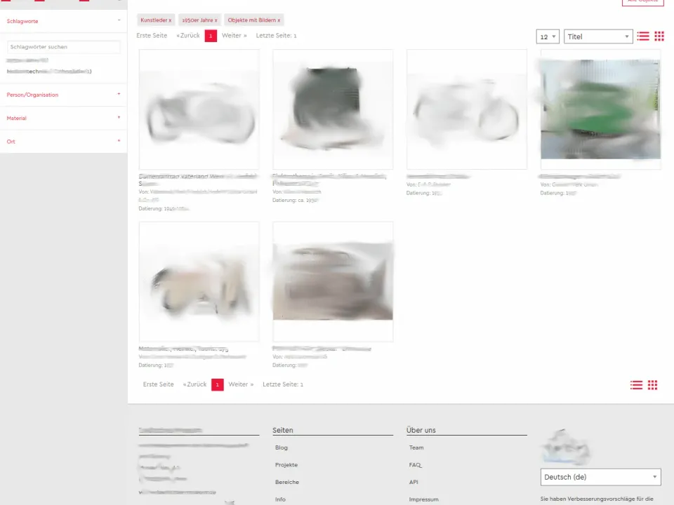 Digitalization portal for Archive Museum Library