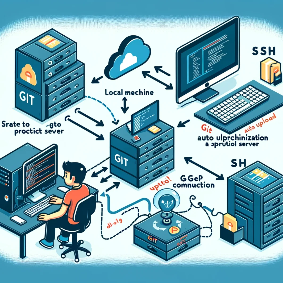 git-with-automatic-upload-and-synchronization-to-a-production-server