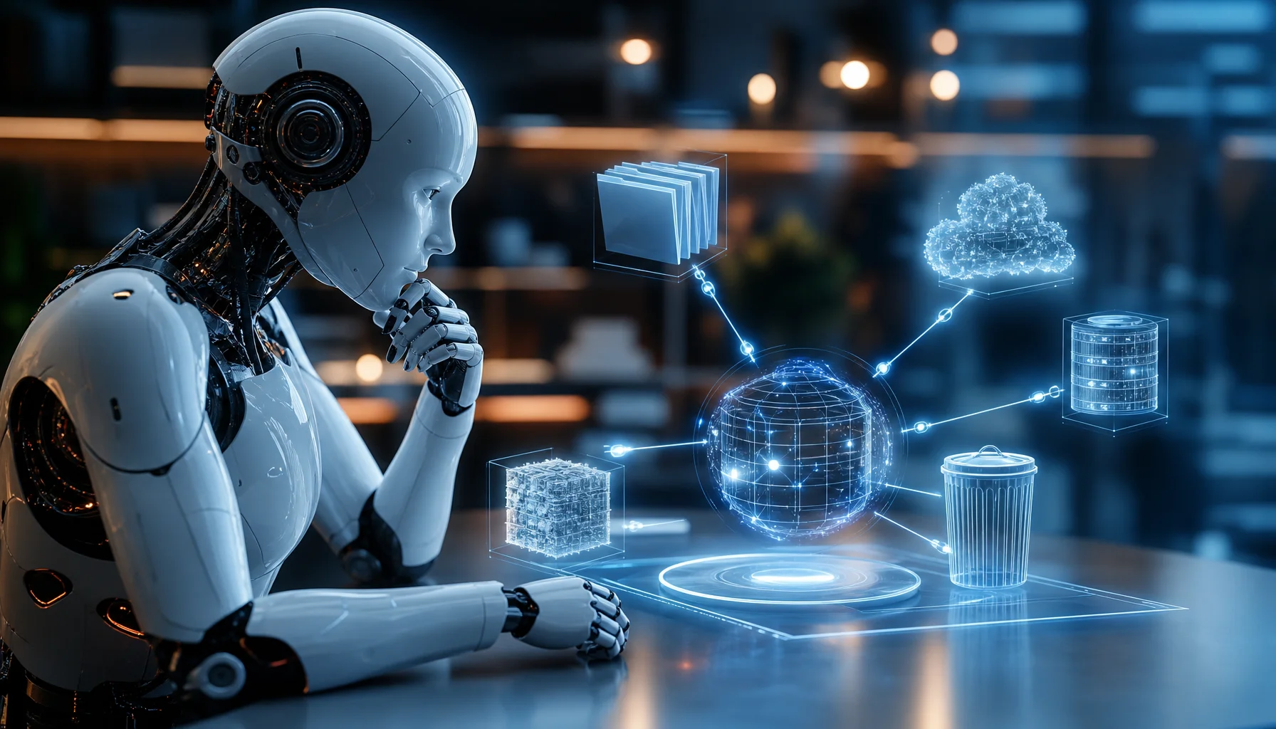What Should an AI Agent Remember, Forget, Recompute or Retrieve Again?